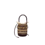 Loewe Bucket in cord and leather, Dark Brown/Multicolor | Bucket Bags | Luxury Shoes Loewe Bucket in cord and leather, Dark Brown/Multicolor | Bucket Bags | Luxury Shoes