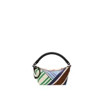 Loewe Cala mini bag in embroidered canvas and calfskin, Ecru/Multicolor | Mini Bags | Luxury Shoes 