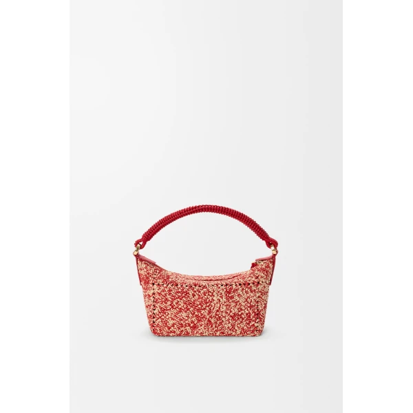 Loewe Cala mini bag in melange raffia, Red | Totes & Top-Handle Bags | Luxury Shoes 