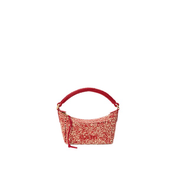 Loewe Cala mini bag in melange raffia, Red | Totes & Top-Handle Bags | Luxury Shoes 