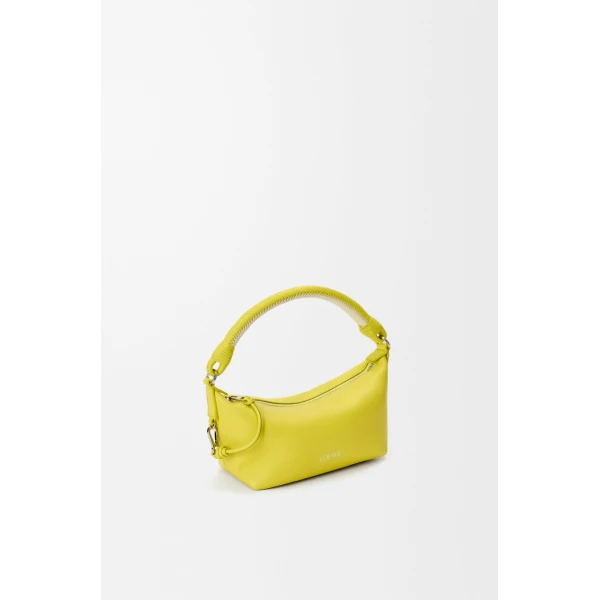 Loewe Cala mini bag in mellow nappa lambskin, Lemon/Soft White | Mini Bags | Luxury Shoes 