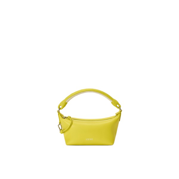 Loewe Cala mini bag in mellow nappa lambskin, Lemon/Soft White | Mini Bags | Luxury Shoes 