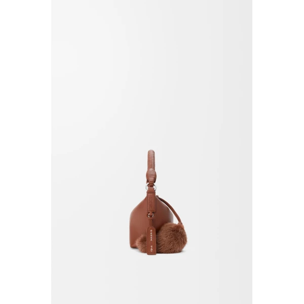 Loewe Cala mini bag in mellow nappa lambskin, Pecan | Mini Bags | Luxury Shoes 
