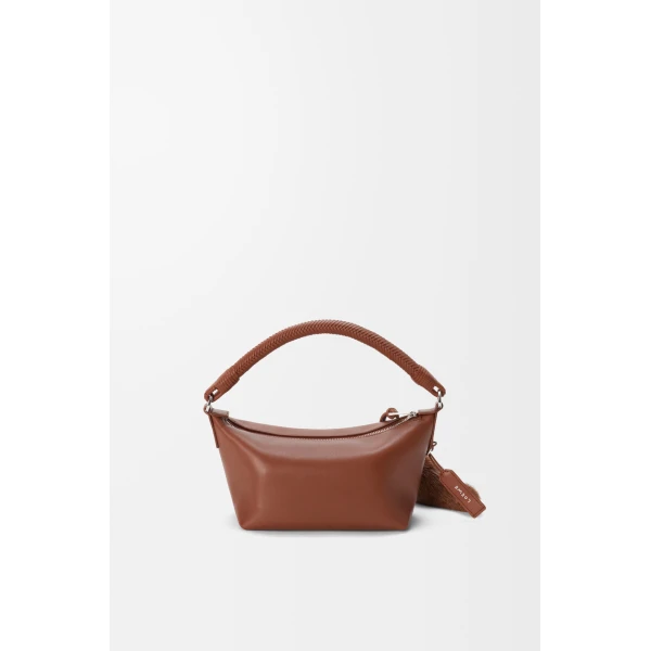 Loewe Cala mini bag in mellow nappa lambskin, Pecan | Mini Bags | Luxury Shoes 