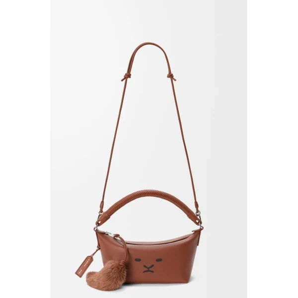 Loewe Cala mini bag in mellow nappa lambskin, Pecan | Mini Bags | Luxury Shoes 