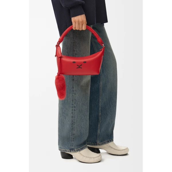 Loewe Cala mini bag in mellow nappa lambskin, Red | Mini Bags | Luxury Shoes 