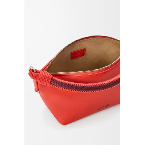 Loewe Cala mini bag in mellow nappa lambskin, Sunrise Orange/Pink Copper Red | Mini Bags | Luxury Shoes 