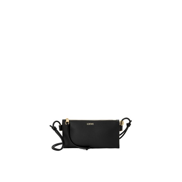 Loewe Joya pouch in nappa calfskin, Black | Clutch Bags | Luxury Shoes 