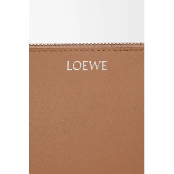 Loewe Joya pouch in nappa calfskin, Mocha | Clutch Bags | Luxury Shoes 