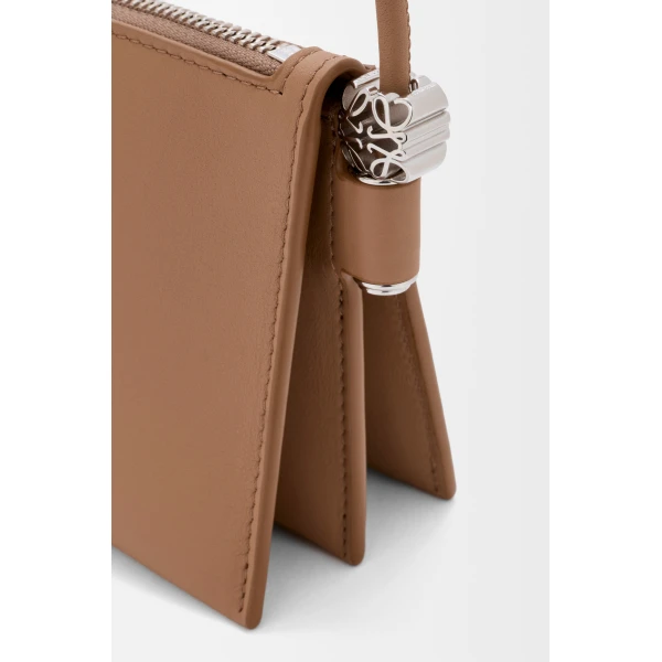 Loewe Joya pouch in nappa calfskin, Mocha | Clutch Bags | Luxury Shoes 