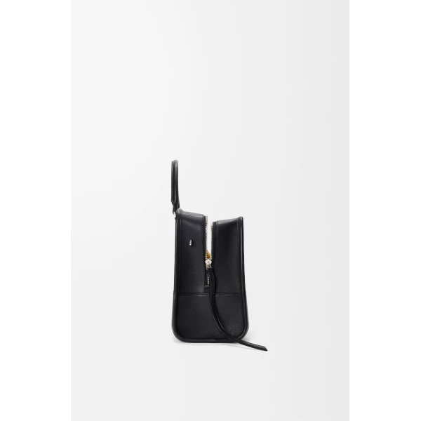Loewe Large Amazona 180 Lazy Dog bag in buffalino leather, Black/Yellow | Totes & Top-Handle Bags | Luxury Shoes 