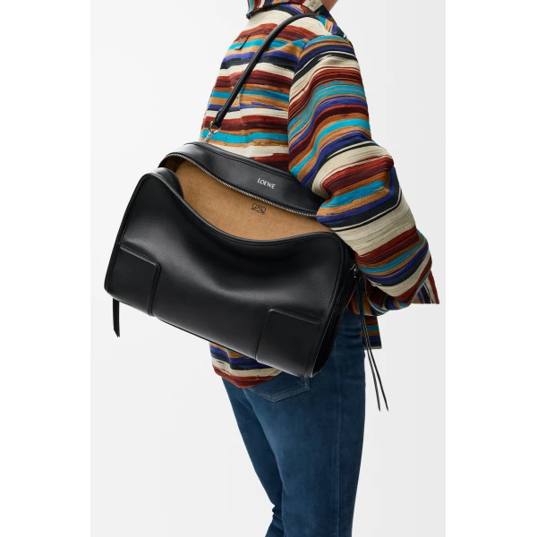 Loewe Large Amazona 180 bag in soft calfskin, Black | Totes & Top-Handle Bags | Luxury Shoes 