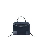 Loewe Large Amazona 180 bag in suede, Deep Navy | Totes & Top-Handle Bags | Luxury Shoes 