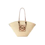 Loewe Large Anagram basket bag in iraca palm and calfskin, Natural/Tan | Totes & Top-Handle Bags | Luxury Shoes Loewe Large Anagram basket bag in iraca palm and calfskin, Natural/Tan | Totes & Top-Handle Bags | Luxury Shoes
