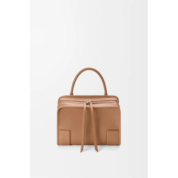Loewe Medium Amazona 180 bag in soft calfskin, Mocha | Totes & Top-Handle Bags | Luxury Shoes 