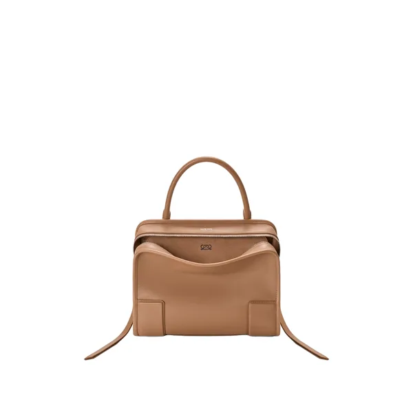 Medium Amazona 180 bag in soft calfskin, Mocha