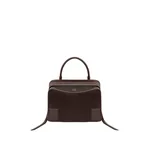 Loewe Medium Amazona 180 bag in suede, Dark Chestnut | Totes & Top-Handle Bags | Luxury Shoes 