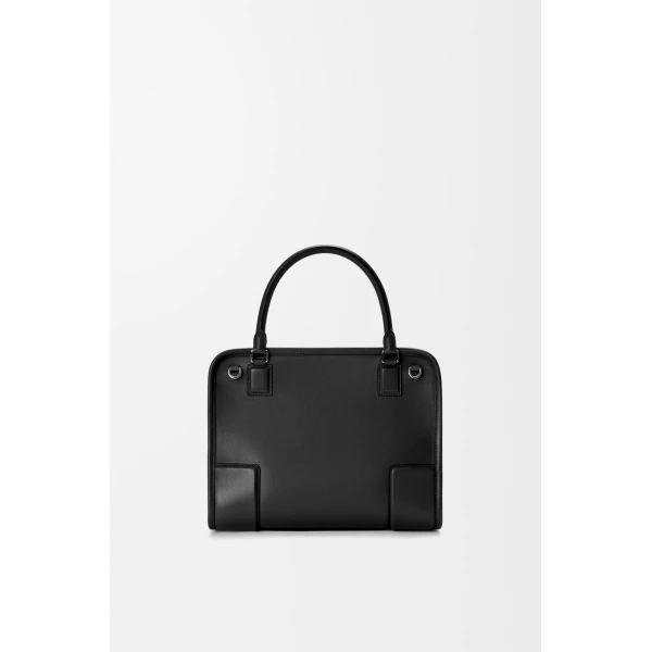 Loewe Medium Amazona 180 bag in woven calfskin, Black | Totes & Top-Handle Bags | Luxury Shoes 