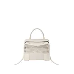 Loewe Medium Amazona 180 bag in woven calfskin, Soft White | Totes & Top-Handle Bags | Luxury Shoes 