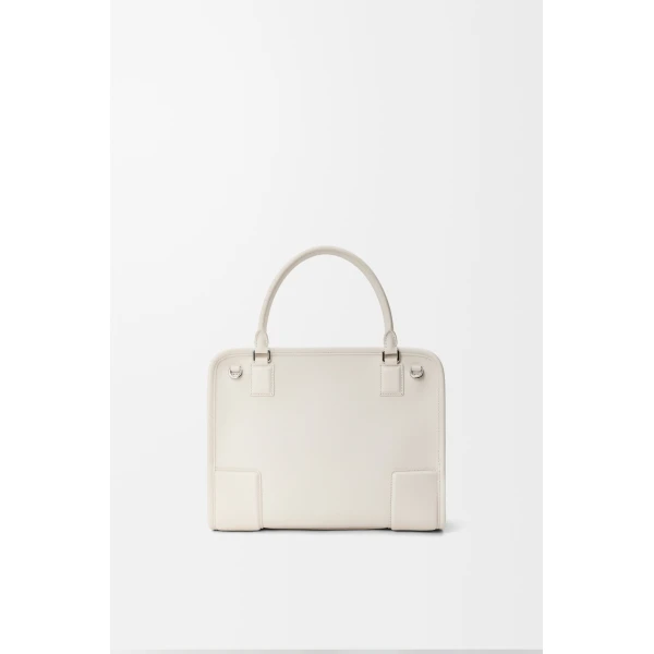 Loewe Medium Amazona 180 bag in woven calfskin, Soft White | Totes & Top-Handle Bags | Luxury Shoes 