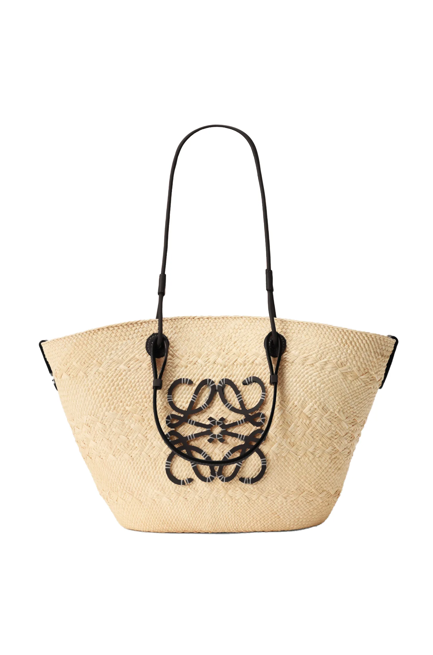 Loewe Medium Anagram Basket bag in iraca palm and calfskin, Natural/Black | Totes & Top-Handle Bags | Luxury Shoes Loewe Medium Anagram Basket bag in iraca palm and calfskin, Natural/Black | Totes & Top-Handle Bags | Luxury Shoes