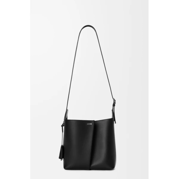 Loewe Medium Bilbao bucket in smooth calfskin, Black | Bucket Bags | Luxury Shoes 