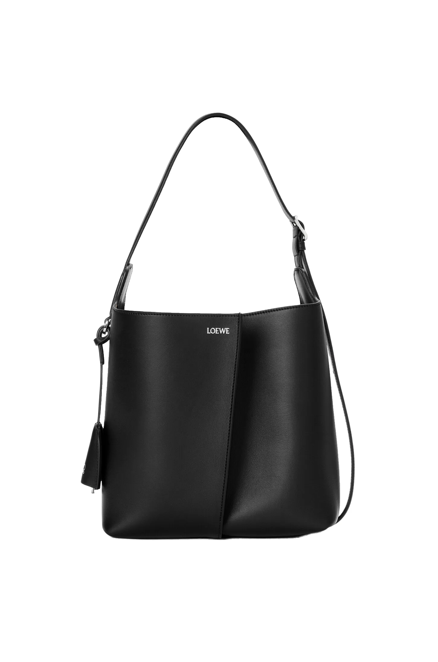 Loewe Medium Bilbao bucket in smooth calfskin, Black | Bucket Bags | Luxury Shoes Loewe Medium Bilbao bucket in smooth calfskin, Black | Bucket Bags | Luxury Shoes