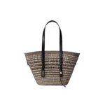 Loewe Medium Braid basket in iraca palm and calfskin, Khaki/Natural | Totes & Top-Handle Bags | Luxury Shoes Loewe Medium Braid basket in iraca palm and calfskin, Khaki/Natural | Totes & Top-Handle Bags | Luxury Shoes