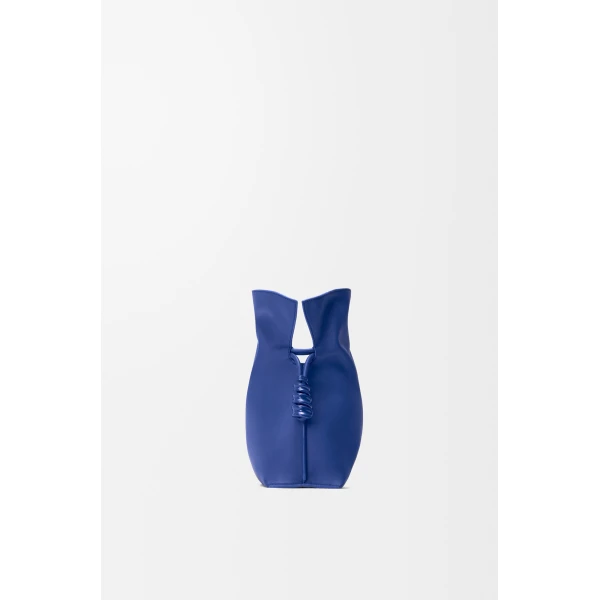 Loewe Medium Coil Flamenco clutch in nappa calfskin, Stellar Blue | Shoulder & Crossbody Bags | Luxury Shoes 