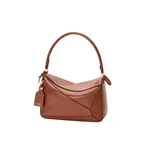 Loewe Medium Featherlight Puzzle bag in nappa lambskin, Pecan | Shoulder & Crossbody Bags | Luxury Shoes 