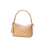 Loewe Medium Featherlight Puzzle bag in nappa lambskin, Silk Beige | Shoulder & Crossbody Bags | Luxury Shoes 