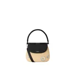 Loewe Medium Pescador bag in raffia and calfskin, Natural/Black | Totes & Top-Handle Bags | Luxury Shoes 
