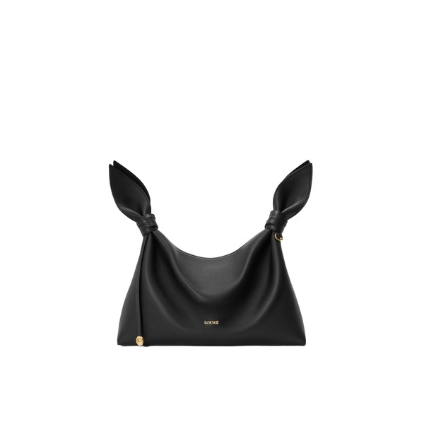 Loewe Medium Scarf bag in smooth calfskin, Black | Shoulder & Crossbody Bags | Luxury Shoes 