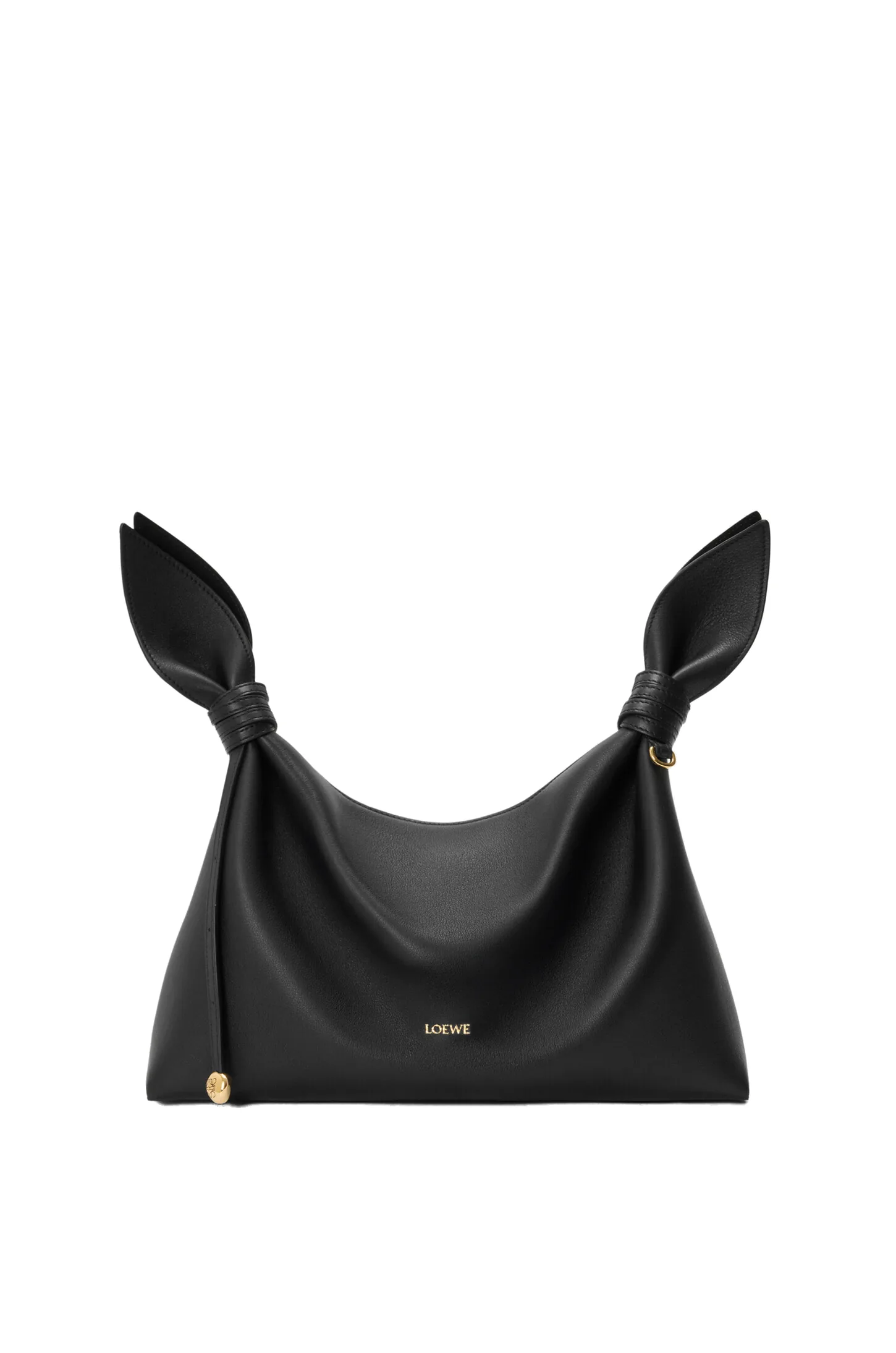 Loewe Medium Scarf bag in smooth calfskin, Black | Shoulder & Crossbody Bags | Luxury Shoes Loewe Medium Scarf bag in smooth calfskin, Black | Shoulder & Crossbody Bags | Luxury Shoes