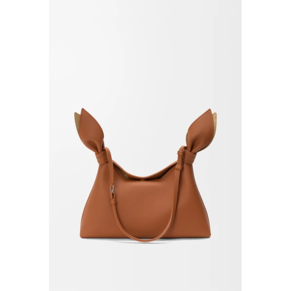 Loewe Medium Scarf bag in smooth calfskin, Squirrel | Shoulder & Crossbody Bags | Luxury Shoes 