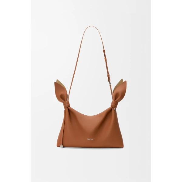 Loewe Medium Scarf bag in smooth calfskin, Squirrel | Shoulder & Crossbody Bags | Luxury Shoes 