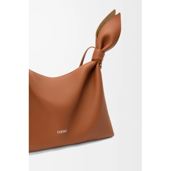 Loewe Medium Scarf bag in smooth calfskin, Squirrel | Shoulder & Crossbody Bags | Luxury Shoes 