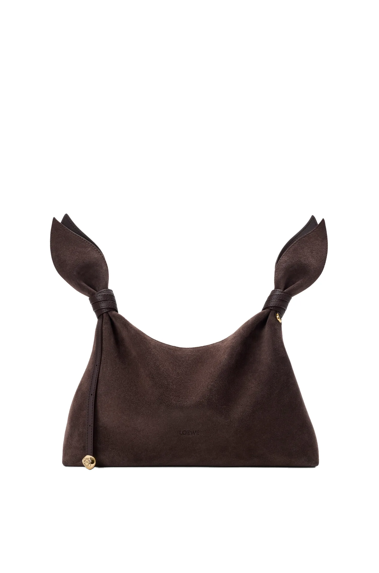 Loewe Medium Scarf bag in suede, Dark Chestnut | Shoulder & Crossbody Bags | Luxury Shoes Loewe Medium Scarf bag in suede, Dark Chestnut | Shoulder & Crossbody Bags | Luxury Shoes