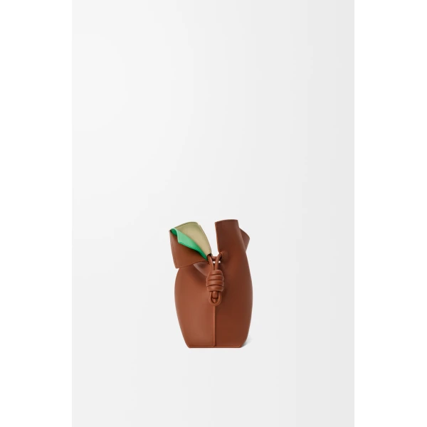 Loewe Medium layered Flamenco clutch in nappa calfskin, Multicolor Squirrel | Shoulder & Crossbody Bags | Luxury Shoes 