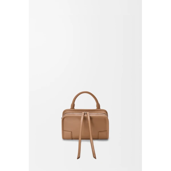 Loewe Mini Amazona 180 bag in soft calfskin, Mocha | Totes & Top-Handle Bags | Luxury Shoes 