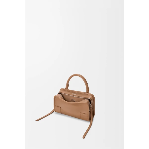 Loewe Mini Amazona 180 bag in soft calfskin, Mocha | Totes & Top-Handle Bags | Luxury Shoes 