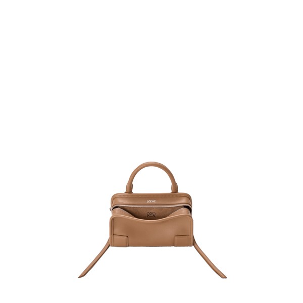 Loewe Mini Amazona 180 bag in soft calfskin, Mocha | Totes & Top-Handle Bags | Luxury Shoes 