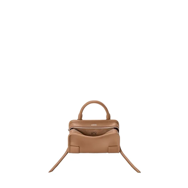 Mini Amazona 180 bag in soft calfskin, Mocha
