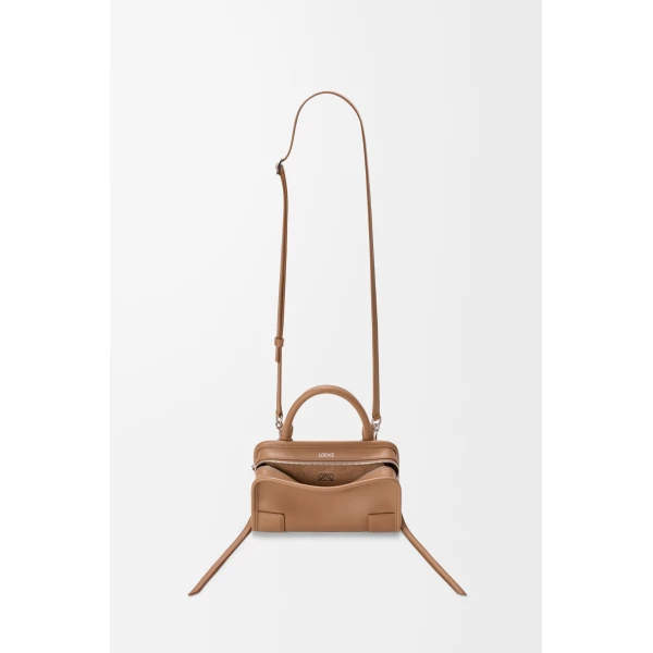 Loewe Mini Amazona 180 bag in soft calfskin, Mocha | Totes & Top-Handle Bags | Luxury Shoes 