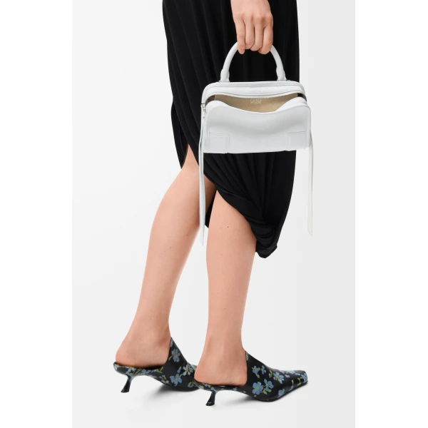 Loewe Mini Amazona 180 bag in soft calfskin, White | Totes & Top-Handle Bags | Luxury Shoes 