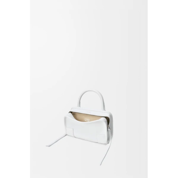 Loewe Mini Amazona 180 bag in soft calfskin, White | Totes & Top-Handle Bags | Luxury Shoes 