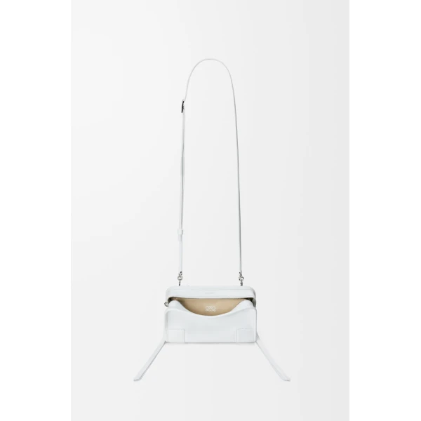 Loewe Mini Amazona 180 bag in soft calfskin, White | Totes & Top-Handle Bags | Luxury Shoes 