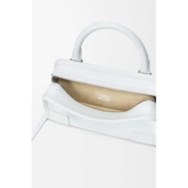 Loewe Mini Amazona 180 bag in soft calfskin, White | Totes & Top-Handle Bags | Luxury Shoes 
