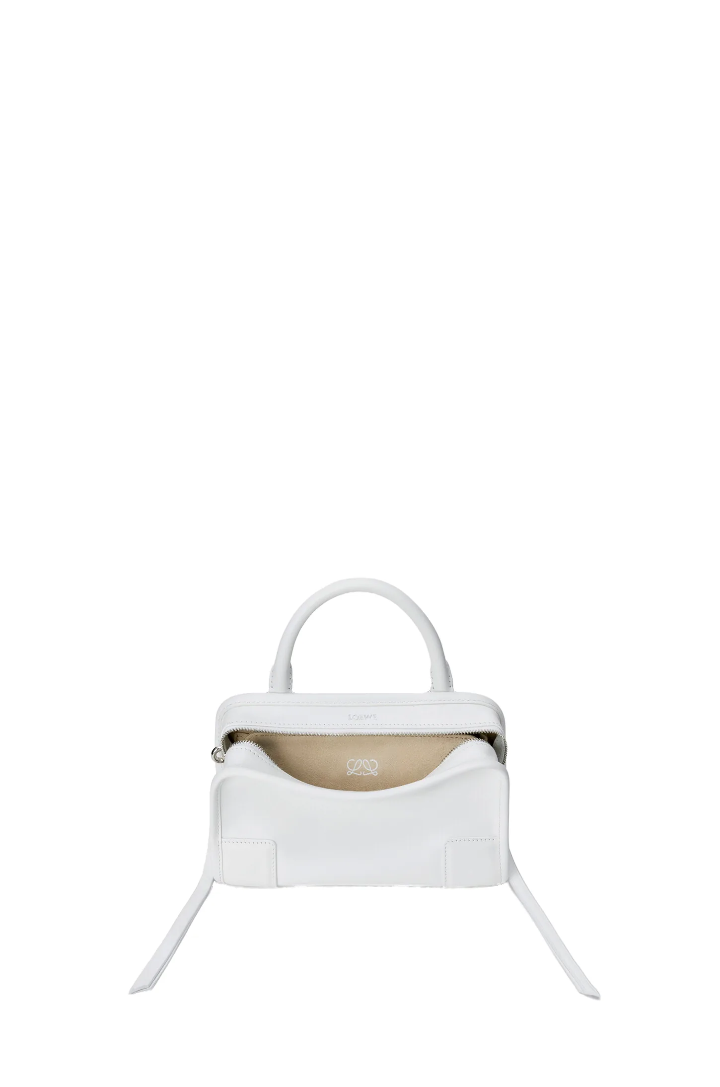 Loewe Mini Amazona 180 bag in soft calfskin, White | Totes & Top-Handle Bags | Luxury Shoes Loewe Mini Amazona 180 bag in soft calfskin, White | Totes & Top-Handle Bags | Luxury Shoes