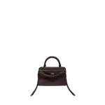 Loewe Mini Amazona 180 bag in suede, Dark Chestnut | Totes & Top-Handle Bags | Luxury Shoes Loewe Mini Amazona 180 bag in suede, Dark Chestnut | Totes & Top-Handle Bags | Luxury Shoes